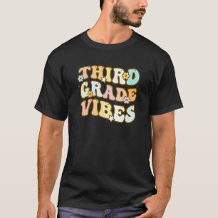 Kinder zurück zur Schule in der dritten Klasse Vib T-Shirt