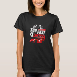 Kinder Zwei schnelle 4 kuriose Geburtstagsdekorati T-Shirt