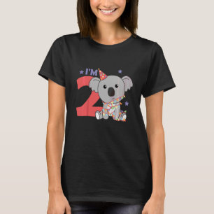 Kinder zweit Geburtstag Koala für Kinder a Geburts T-Shirt