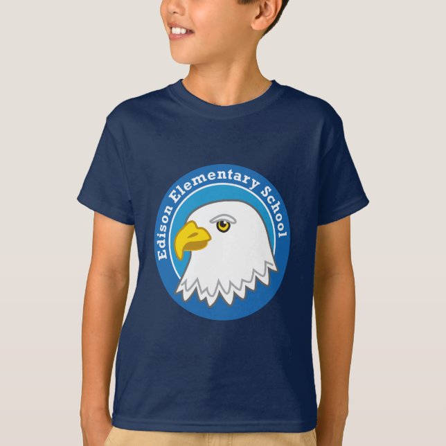Kinderadler-Shirt (dunkel) T-Shirt (Vorderseite)