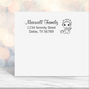 Kinderadresse Permastempel