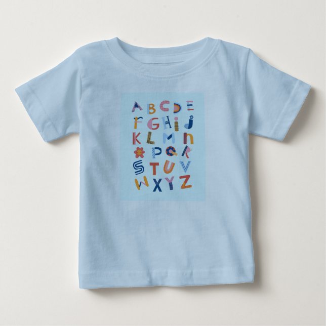 Kinderalphabet T - Shirt (Vorderseite)