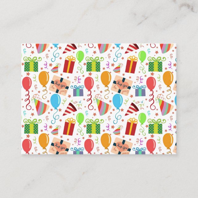 Kinderankündigung Begleitkarte (Vorderseite)