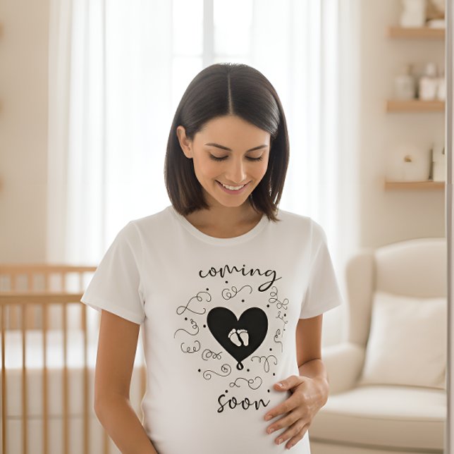 Kinderankündigung in Kürze T-Shirt (Someone Special Is Coming Soon 👶)