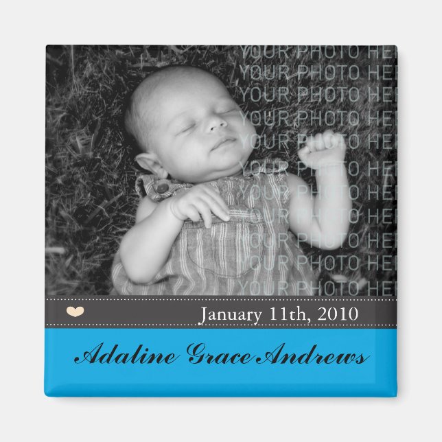 Kinderankündigung Magnet (Vorne)