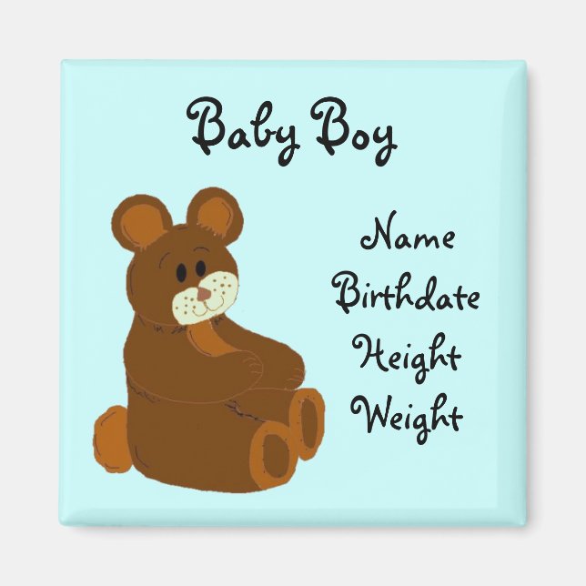 Kinderankündigung Magnet (Vorne)