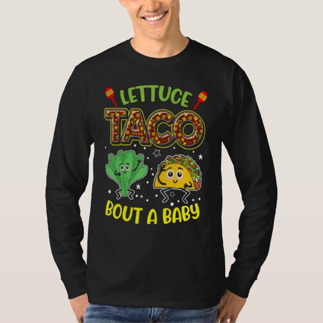 Kinderankündigung Saltuce Taco Bout A Baby 2 T-Shirt (Vorderseite)