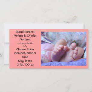 Kinderankündigungen Proud Parents Cards Birth Ankündigung