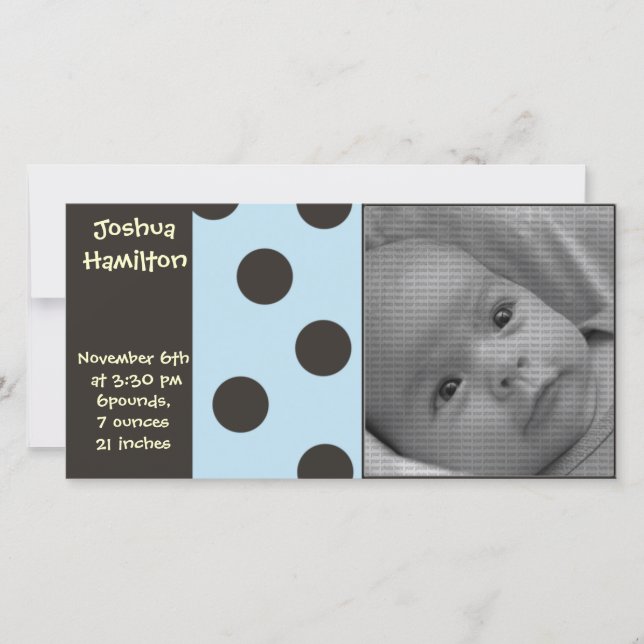 Kinderankündigungskarte Ankündigung (Vorderseite)