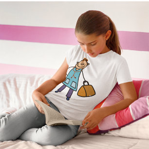 Kinderarzt Kinder Medizin Charakter T-Shirt