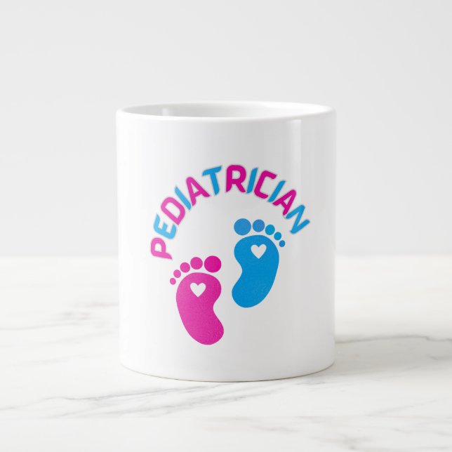 Kinderarzt, Kinderarzt, Kinderarzt, Jumbo-Tasse (Vorderseite)