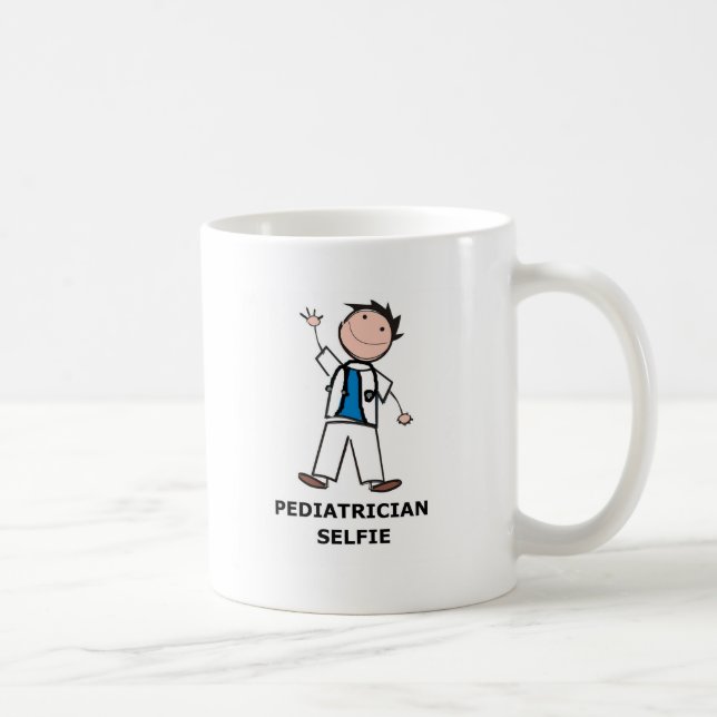 Kinderarzt Selfie Coffee Tasse Doctor Gift (Rechts)