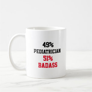 Kinderarztin Badass Kaffeetasse
