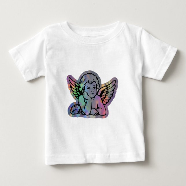 Kinderaufkleber Baby T-Shirt (Vorderseite)