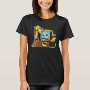 Kinderausbagger Spaßspielzeug-Motiv für Kinder T-Shirt