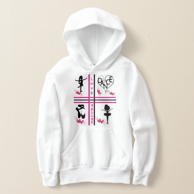 Kinderausdruckskollektionsmädchen Hoodie (Ablage )
