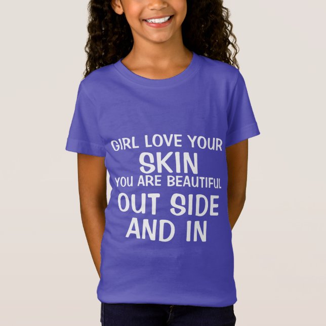 Kinderausdruckskollektionsmädchen T-Shirt (Vorderseite)