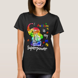 Kinderautismus ist meine Supermacht Niedlicher Ele T-Shirt