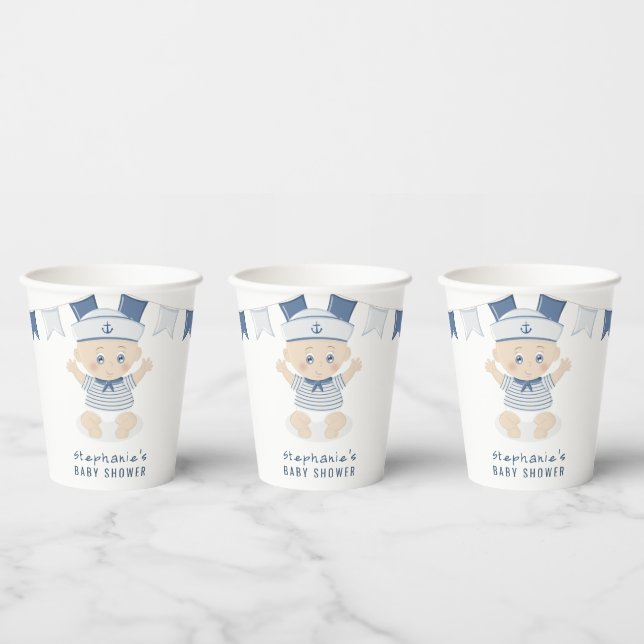 KinderBaby-Babydusche Pappbecher (Multi)