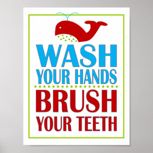 Kinderbad Erinnerung Poster