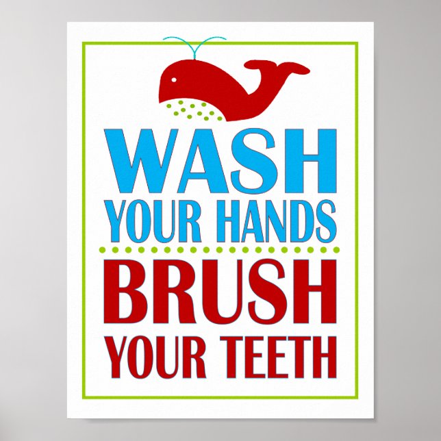 Kinderbad Erinnerung Poster (Vorne)