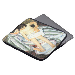 Kinderbad von Mary Cassatt Vintager Impressionismu Laptopschutzhülle