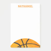 Kinderbasketball trägt personalisiertes orange