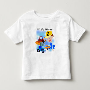 Kinderbau 2. Geburtstagsgeschenke und Geschenke Kleinkind T-shirt