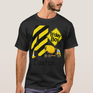 Kinderbau 4. Geburtstag Daxton Boys 4 Alt T-Shirt