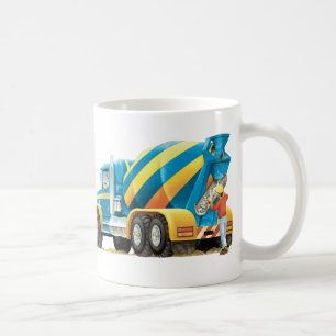 Kinderbau-LKW-Betonmischer-Tasse Kaffeetasse