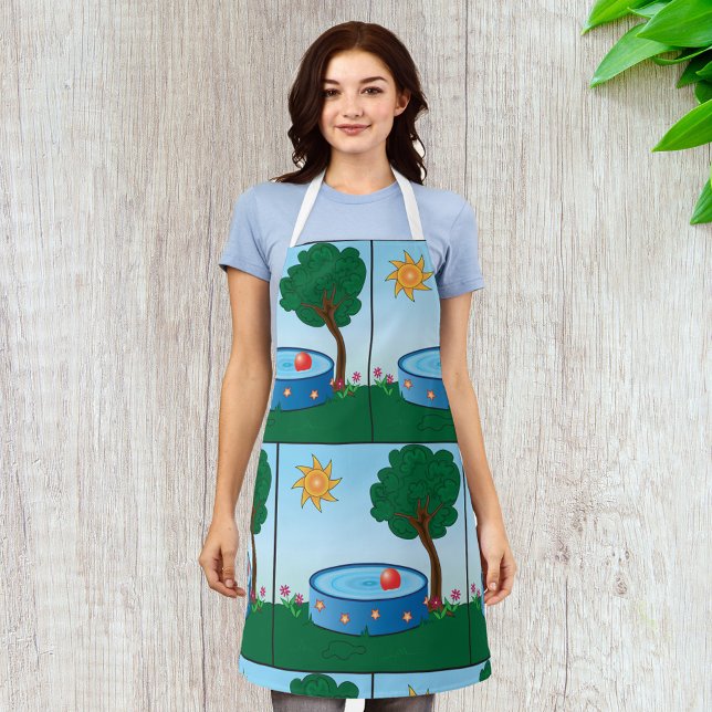 Kinderbecken unter einem Baum Schürze (Von Creator hochgeladen)