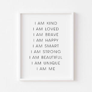 Kinderbestätigungsdruck Poster