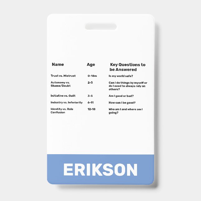 Kinderbetreuer Ausweis (Vorderseite)