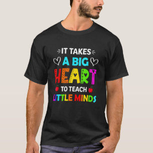 Kinderbetreuer Es Gehört Ein Großes Herz Dazu, Lit T-Shirt