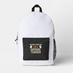 Kinderbetreuer Halloween-Geister-Design_1 Bedruckter Rucksack