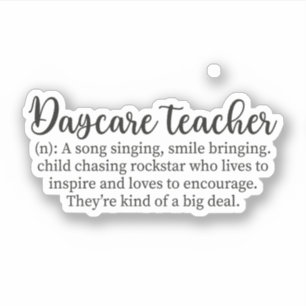 Kinderbetreuer, Kinderbetreuer, Kinderbetreuung Aufkleber