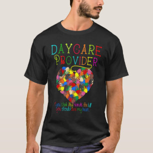 Kinderbetreuer Kinderbetreuung Niedlicher Herzlehr T-Shirt