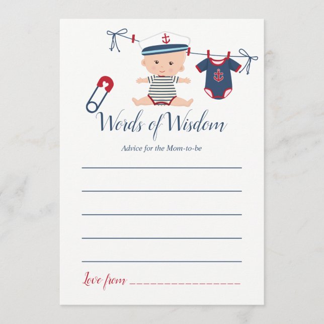 Kinderbetreuung für Mama Babydusche Hinweiskarte (Vorderseite)