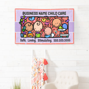 Kinderbetreuung Kinderbetreuung Kinderdusche Banner