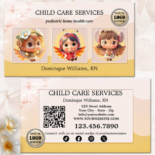 Kinderbetreuung Kindertagesstätte Foto Visitenkarte