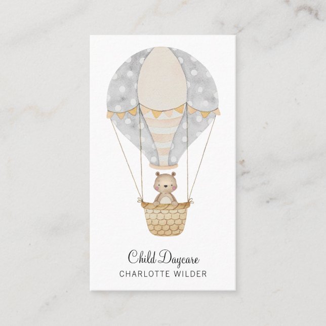 Kinderbetreuung Visitenkarte (Vorderseite)