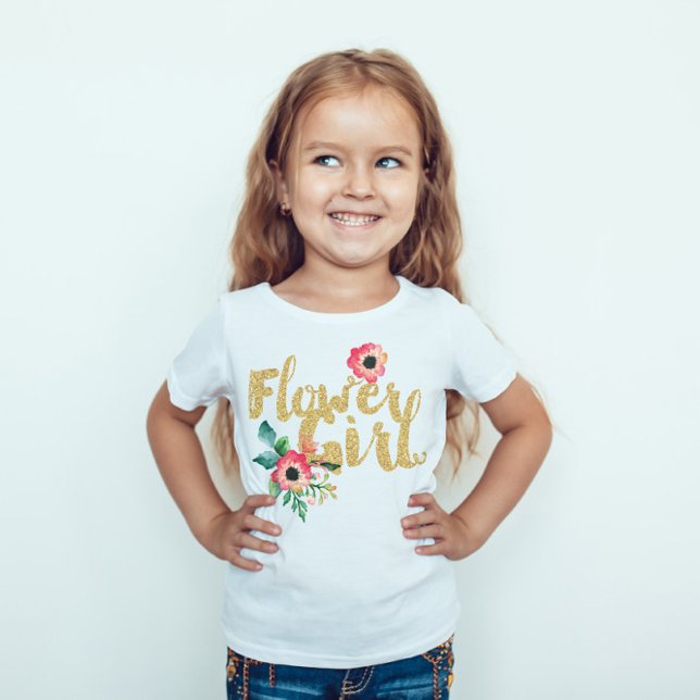 Kinderblume Girl Bridesmaid Shirts Wedding Recepti (Von Creator hochgeladen)