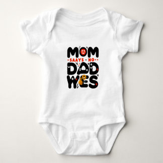 Kinderbodysuit mit lustiger Aufschrift Baby Strampler