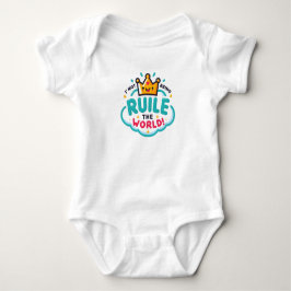 Kinderbodysuit mit lustiger Aufschrift Baby Strampler