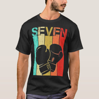 Kinderboxen 7 Geburtstag Junge Mädchen Boxen 7 Jah T-Shirt