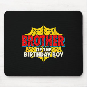 Kinderbruder des Geburtstagsjungen Sder Thema Part Mousepad
