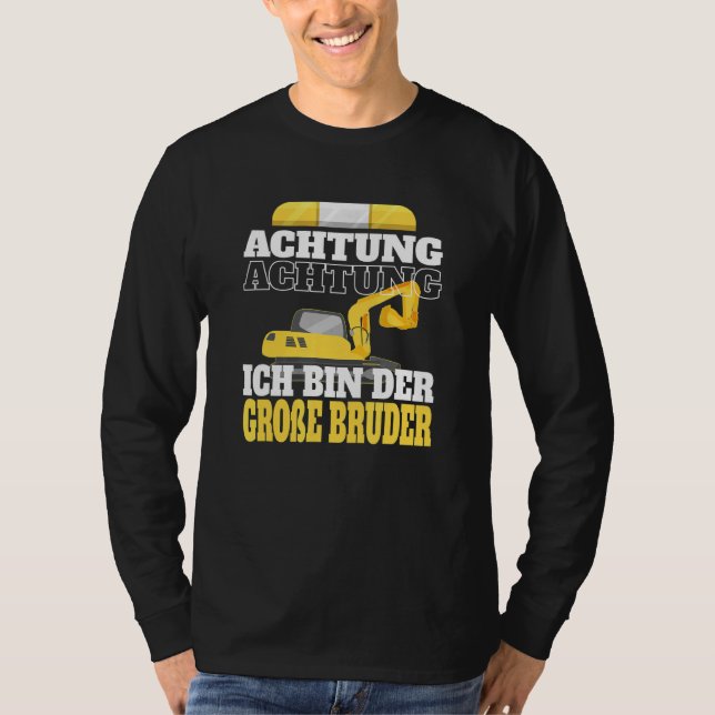 Kinderbruder Digger Builder Big Boy Small Cr T-Shirt (Vorderseite)
