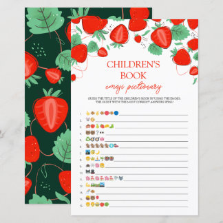 Kinderbuch Emoji Pictionary Game Sweet Berry