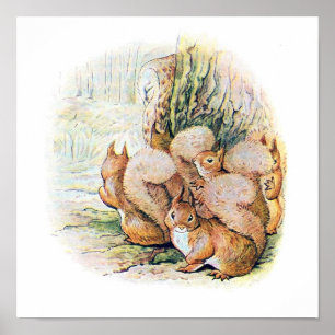 Kinderbuch-Illustration Poster