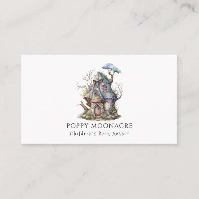 Kinderbuchautoren-Visitenkarte Visitenkarte (Vorderseite)